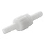 ProPlus Slangtule koppeling - 10 mm diameter - wit - nylon - hoge druk en temperatuurbestendig