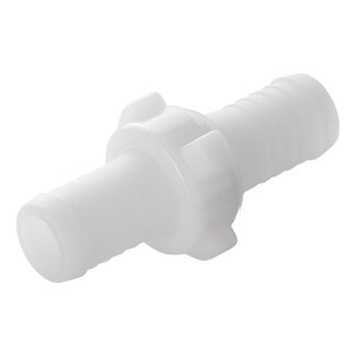 ProPlus Slangtule koppeling - Ø 19 mm - Nylon - Wit - Bestand tegen 8 bar - Tot 80°C