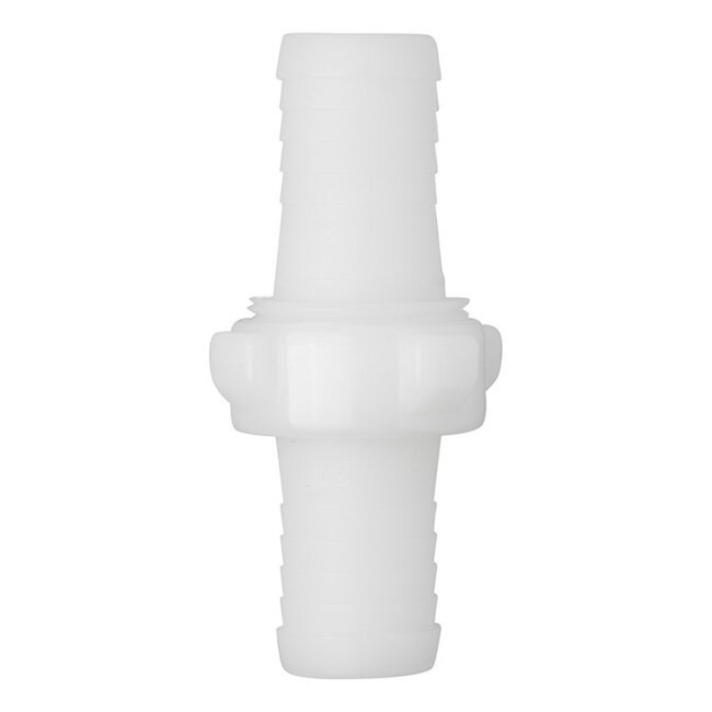 ProPlus Slangtule koppeling - Ø 19 mm - Nylon - Wit - Bestand tegen 8 bar - Tot 80°C