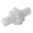 ProPlus Slangtule koppeling - Ø 25 mm - Nylon - Wit - Hoge drukbestendigheid