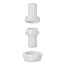 ProPlus Slangtule koppeling - Ø 25 mm - Nylon - Wit - Hoge drukbestendigheid