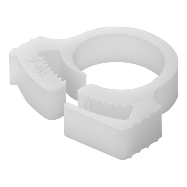 ProPlus Slangklemmen - Snapper - Ø 12-14 mm - Wit - 3 stuks - POM materiaal