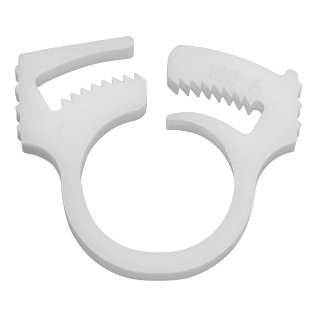 ProPlus Slangklemmen - Snapper - Ø 12-14 mm - Wit - 3 stuks - POM materiaal