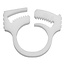 ProPlus Slangklemmen - Snapper - Ø 12-14 mm - Wit - 3 stuks - POM materiaal
