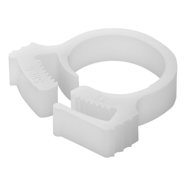 ProPlus Slangklemmen - Snapper - Ø 13-15 mm - Wit - 3 stuks - Temperatuurbestendig