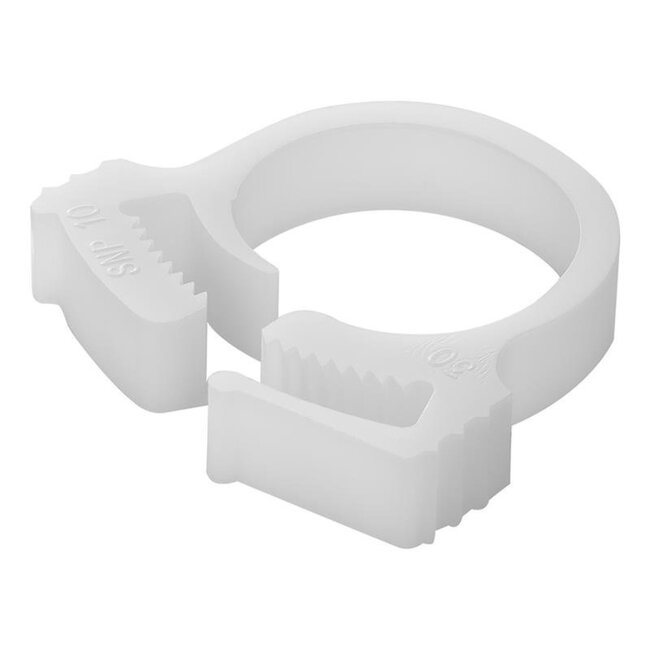 ProPlus Slangklemmen - Snapper - Ø 14-17 mm - Wit - 3 stuks - Temperatuurbestendig