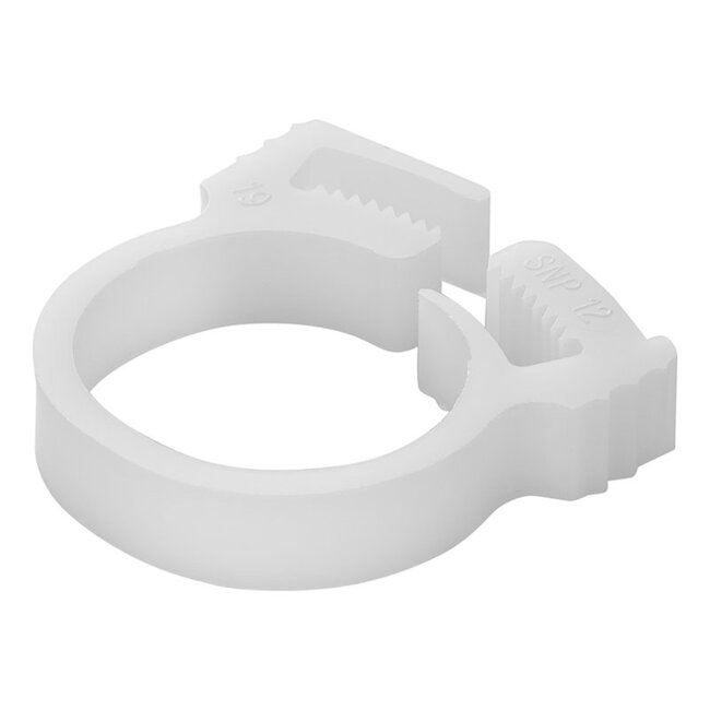 ProPlus Slangklemmen - Snapper - Ø 17-19 mm - Wit - Set van 3 - Temperatuurbestendig