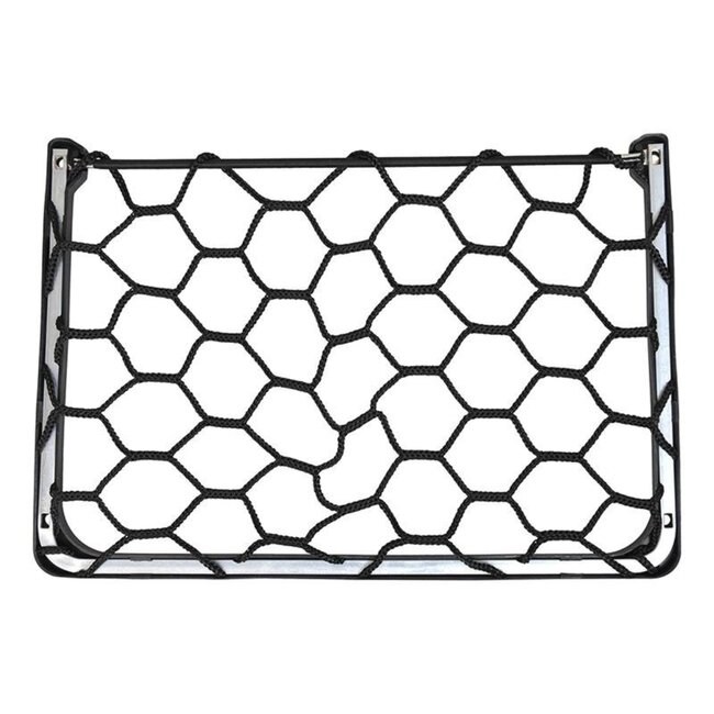 ProPlus Elastisch opbergnet met kunststof frame - 31 x 21 cm - zwart