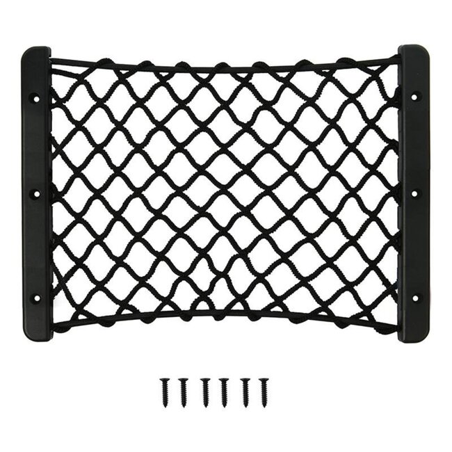 ProPlus Elastisch opbergnet - 24 x 18 cm - Inclusief kunststof frame - Universeel te bevestigen