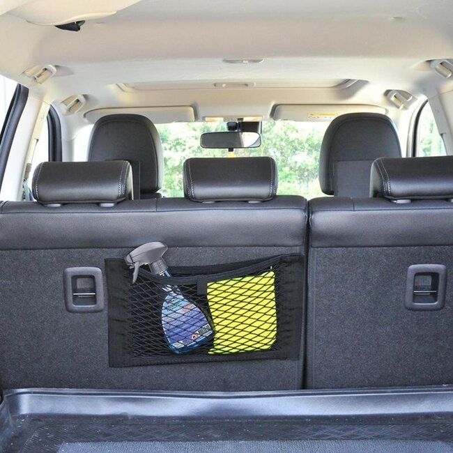 ProPlus Elastisch opbergnet - dubbel - klittenbandbevestiging - 40 x 25 cm