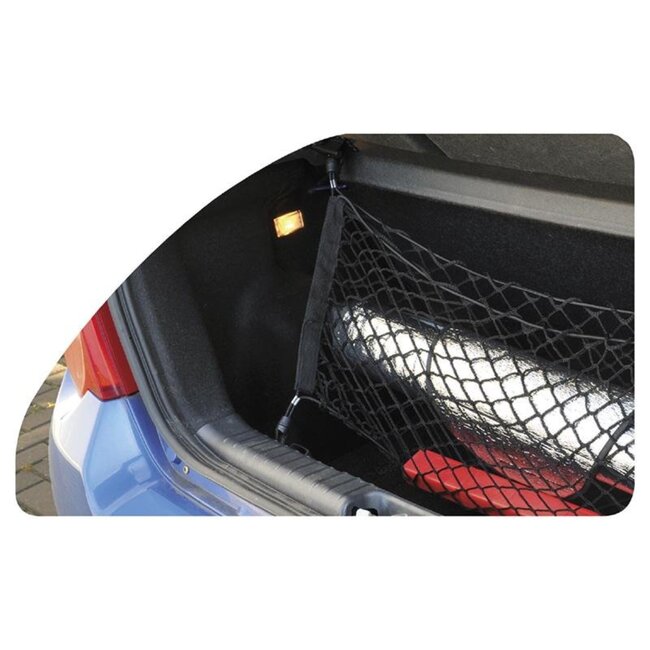 ProPlus Elastisch bagagenet - 80 x 50 cm - kunststof haken - universele bevestiging