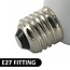 Nova Slagvaste buitenlamp - E27 fitting - Wit kunststof - IP54 - 25 cm