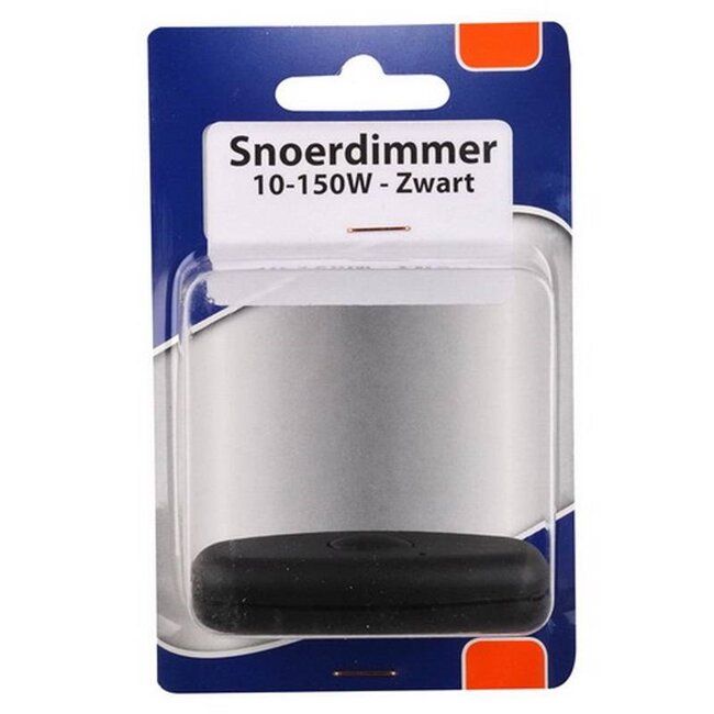 BLS LED snoerdimmer - 230V - zwart - met LED indicator