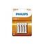 Philips AAA Batterijen - Lange Levensduur - 4 Stuks - Betrouwbare Energiebron