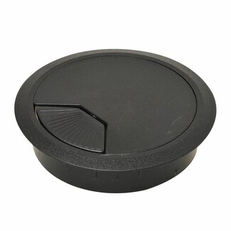 Tack Kabeldoorvoer - Kunststof - Onopvallend Zwart - Ø 95 mm