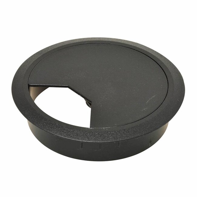 Tack Kabeldoorvoer - Kunststof - Onopvallend Zwart - Ø 95 mm