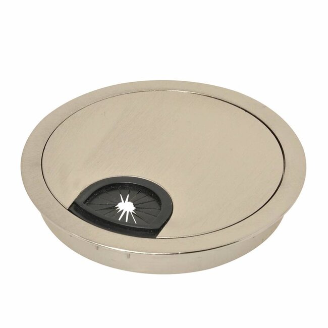 Tack Kabeldoorvoer - Geborsteld Aluminium - Ø 95 mm - Onopvallend Design