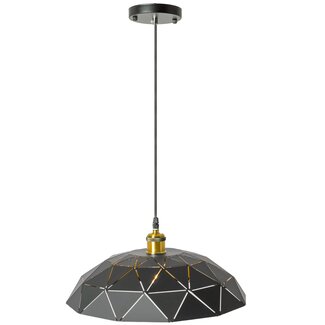 TooLight Moderne Hanglamp - E27 - Ø 40 cm - Zwart/Goud