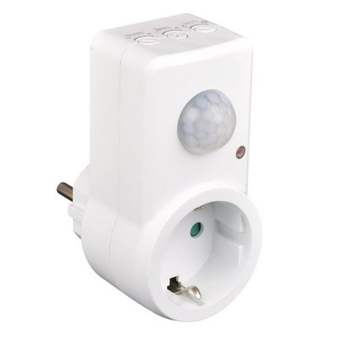 Detec Stekker met Bewegingsmelder - Stekker met Infrarood Sensor Detec Stekker met Bewegingsmelder - Stekker met Infrarood Sensor