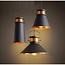 TooLight Hanglamp - Modern Design - Zwart/Goud - Ø20 cm - Aluminium - E27 Fitting