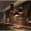 TooLight Elegante hanglamp - zwart/goud - Ø 25 cm - modern design