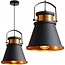 TooLight Elegante hanglamp - zwart/goud - Ø 25 cm - modern design