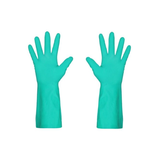 Talen Tools Huishoudhandschoenen - Large - Groen - Anti-Allergie - Nitril