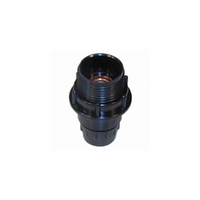 BLS E14 fittings - buitendraad - zwart - set van 10 stuks