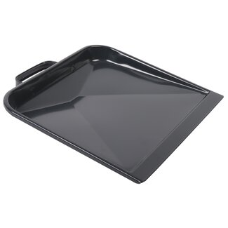 Talen Tools Stofblik met Handvat – Metaal – 26 x 25 x 3 cm – Zwart