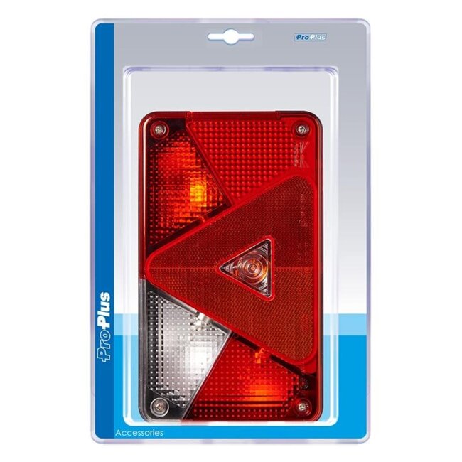 2x 5 Funktions LED Rückleuchte 12V 24V E9 für LKW Anhänger Wohnwagen Trailer