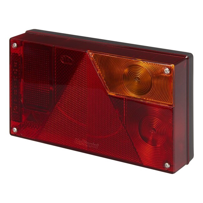 Aspöck Achterlicht - 12V - Rechts - 5 functies - Inclusief gloeilampjes - E9-gekeurd