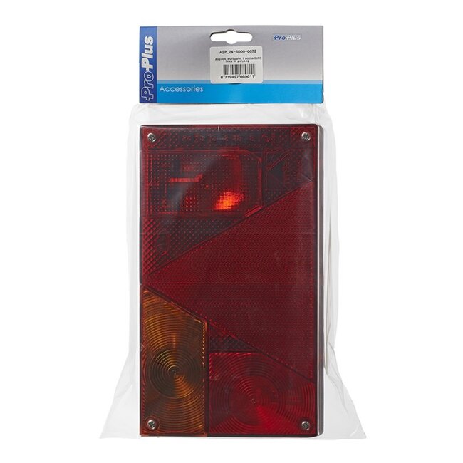 Aspöck Achterlicht - 12V - Links - 6 functies - E9-gekeurd - Inclusief gloeilampjes