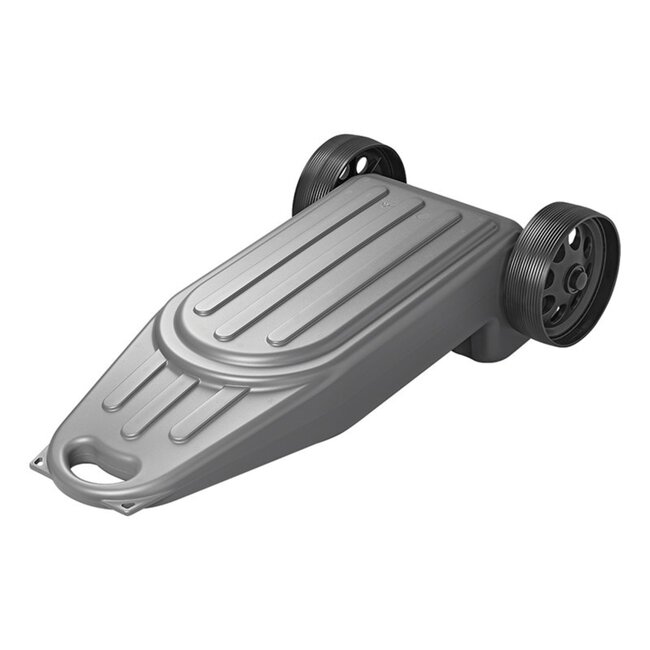 Aquaroll Vuilwatertank - 38 liter - Grijs - Unieke vorm - Inclusief spanbanden - Gemakkelijk te reinigen