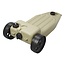 Aquaroll Wastemaster vuilwatertank - 38 liter - met wieltjes - beige - inclusief spanbanden