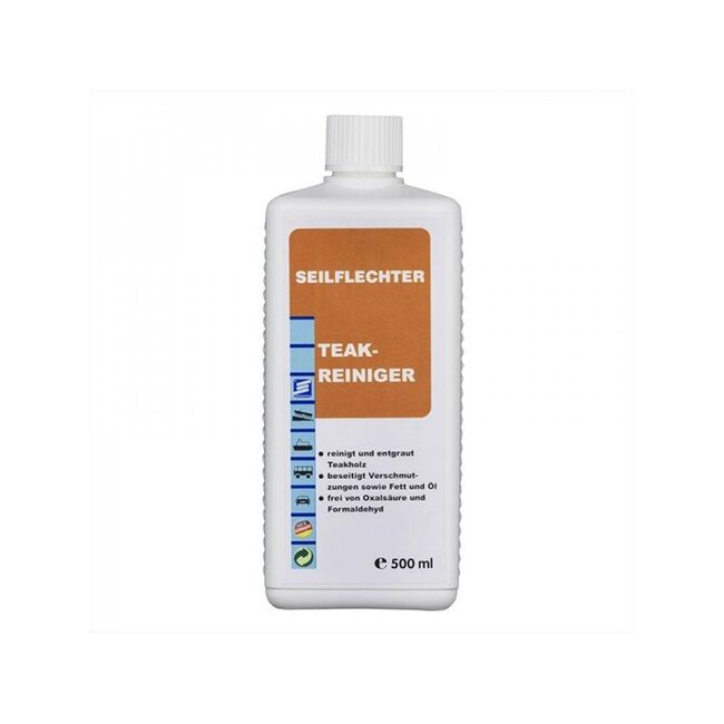 Seilflechter Teak reiniger en glansmiddel - 500 ml - Diepwerkende formule - Vrij van oxaalzuur en formaldehyde