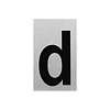 Seilflechter Deurbordje - Aluminium - Letter "D" - 100 x 60 mm Seilflechter Deurbordje - Aluminium - Letter "D" - 100 x 60 mm