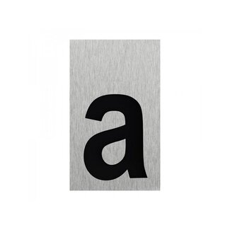 Seilflechter Deurbordje - Aluminium - Letter "A" - 100 x 60 mm
