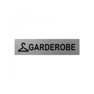 Seilflechter Aluminium deurbordje - garderobe - 160 x 40 mm - duurzaam en stijlvol