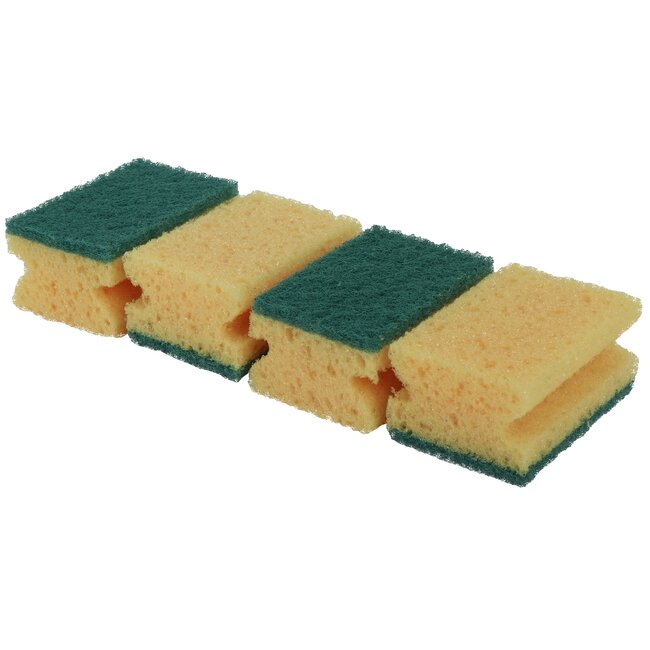 Talen Tools Schuursponzen met Handgreep 4 stuks - Voor Hardnekkige Vlekken