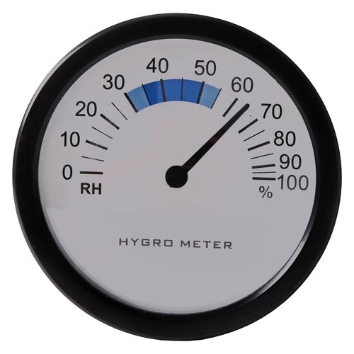 Talen Tools Hygrometer met Zuignap - Analoog - Rond - Ø 85 mm Talen Tools Hygrometer met Zuignap - Analoog - Rond - Ø 85 mm