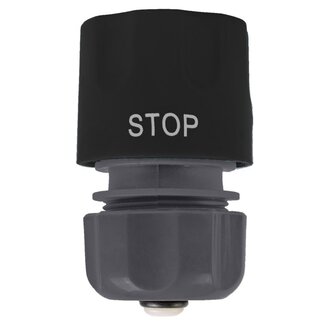 Talen Tools Slangkoppeling met Waterstop - 1/2" Tuinslang