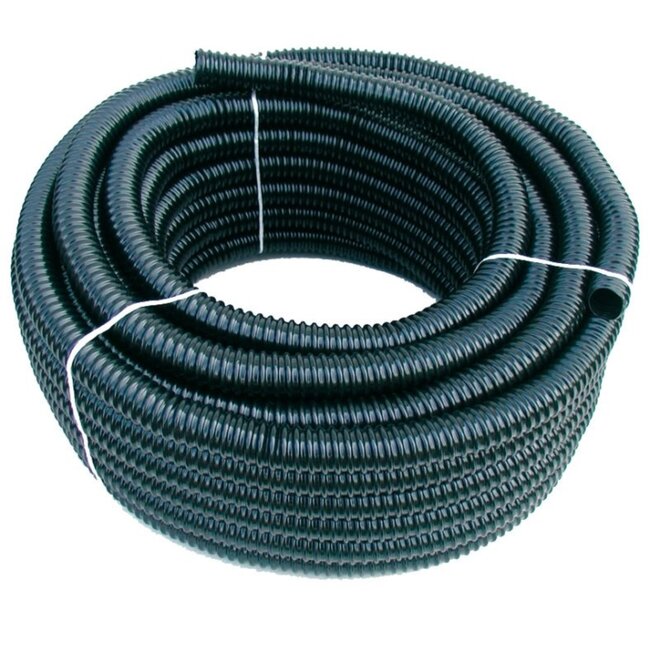 Talen Tools Flexibele Vijverslang – 25 mm – 30 m – Zwarte Kleur