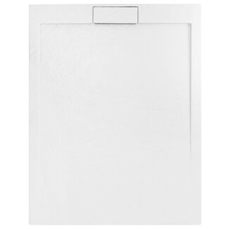 REA Grand White Douchebak Rechthoek 80 x 100 x 3.5 cm - Mat Wit