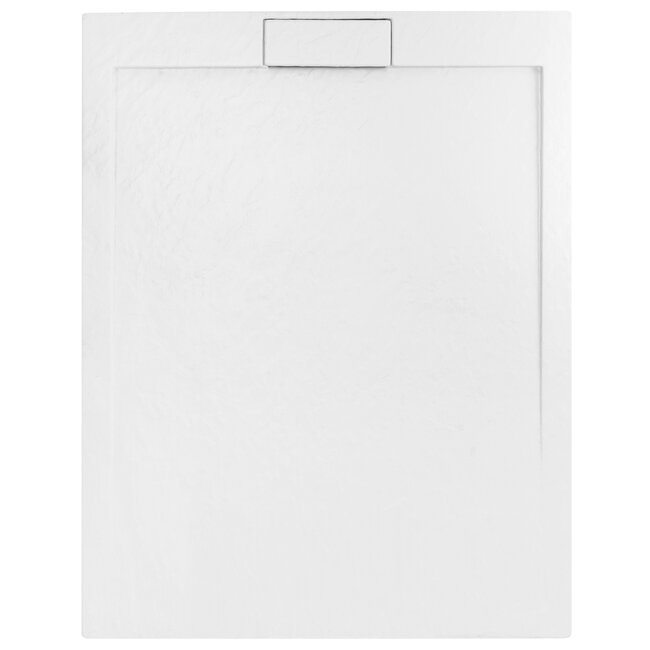 REA Grand White Douchebak Rechthoek 80 x 100 x 3.5 cm - Mat Wit