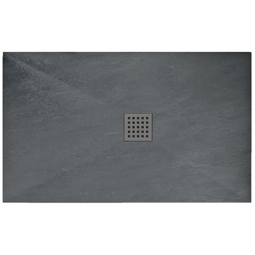 REA Grey Rock Douchebak Rechthoek 80 x 120 x 3.5 cm - Mat Grijs REA Grey Rock Douchebak Rechthoek 80 x 120 x 3.5 cm - Mat Grijs