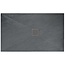 REA Grey Rock Douchebak Rechthoek 80 x 120 x 3.5 cm - Mat Grijs