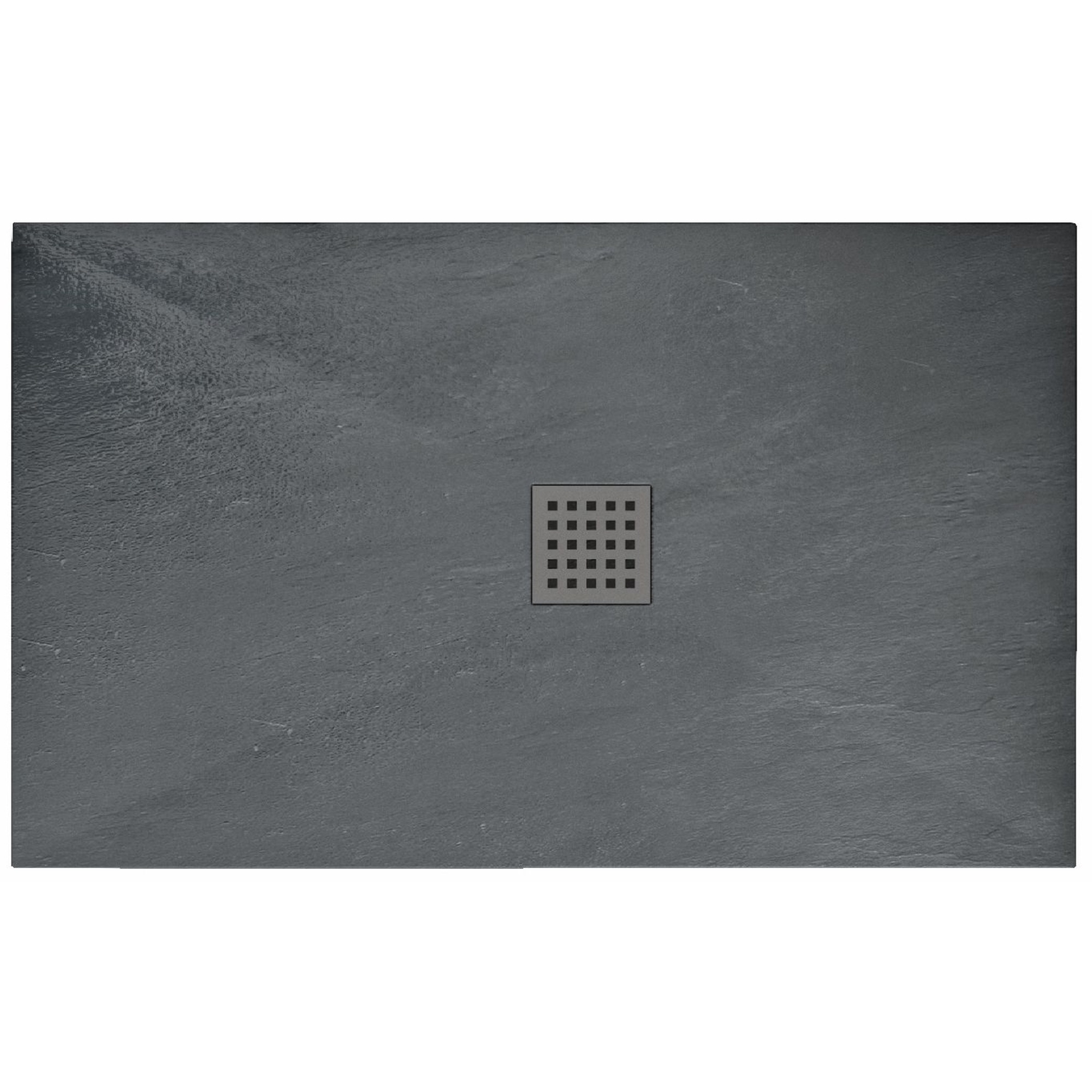 REA Grey Rock Douchebak Rechthoek 90 x 120 x 3.5 cm - Mat Grijs