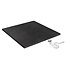 REA Black Stone Douchebak Vierkant 90 x 90 x 3.5 cm - Zwart