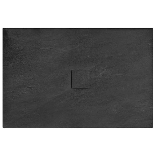 REA Black Stone Douchebak Rechthoek 80 x 120 x 3.5 cm - Zwart REA Black Stone Douchebak Rechthoek 80 x 120 x 3.5 cm - Zwart