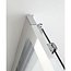 REA Slide Pro Douchedeur met Schuifdeur 140 x 190 cm - 5 mm Chroom